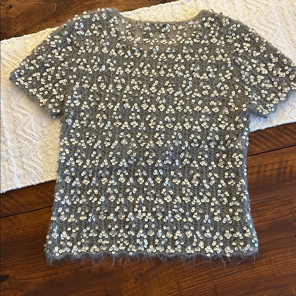 Moschino Mohair Sequined Top - Picture 2 of 6